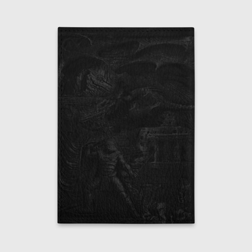 Обложка для автодокументов Фреска из Скайрима, цвет черный - фото 2