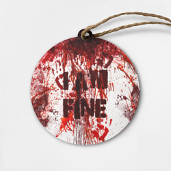 Деревянная игрушка круг I АM fine