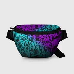 Поясная сумка 3D Неоновое граффити neon