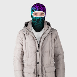 Балаклава 3D Неоновое граффити neon - фото 2