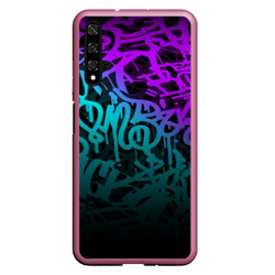 Чехол для Honor 20 Неоновое граффити neon