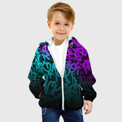Детская куртка 3D Неоновое граффити neon - фото 2