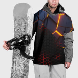 Накидка на куртку 3D 3D разлом и стальная броня популярные текстуры