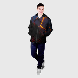 Мужская куртка 3D 3D разлом и стальная броня популярные текстуры - фото 2