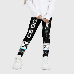 Детские леггинсы 3D Поток информации СS:GO - фото 2