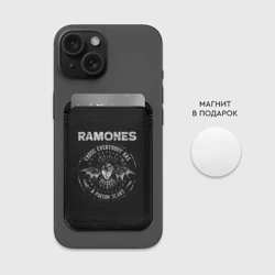 Картхолдер Magsafe магнитный Сердце Рамонс - фото 2