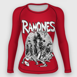 Женский рашгард 3D BW Ramones