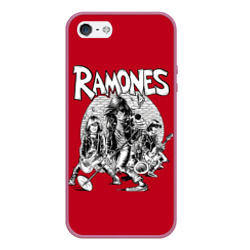 Чехол для iPhone 5/5S матовый BW Ramones