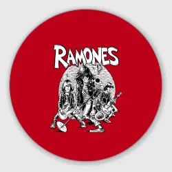 Круглый коврик для мышки BW Ramones