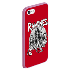 Чехол для iPhone 5/5S матовый BW Ramones - фото 2