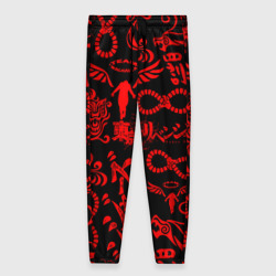 Женские брюки 3D Токийские мстители красные тату