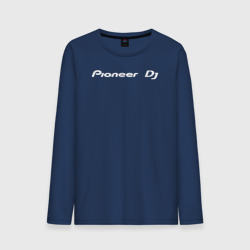 Мужской лонгслив хлопок Pioneer DJ - Logo White