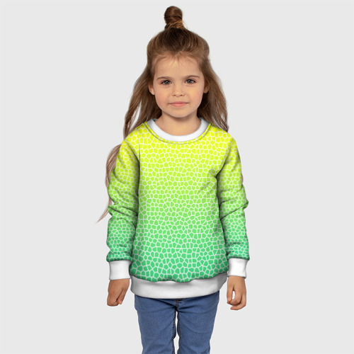 Детский свитшот 3D Витражная мозаика, цвет 3D печать - фото 7