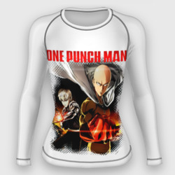 Женский рашгард 3D Сайтама и Генос One Punch-Man