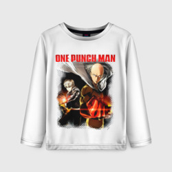 Детский лонгслив 3D Сайтама и Генос One Punch-Man