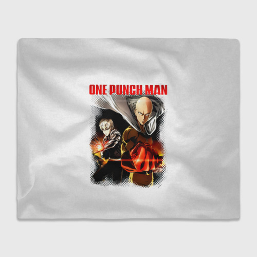 Плед 3D Сайтама и Генос One Punch-Man