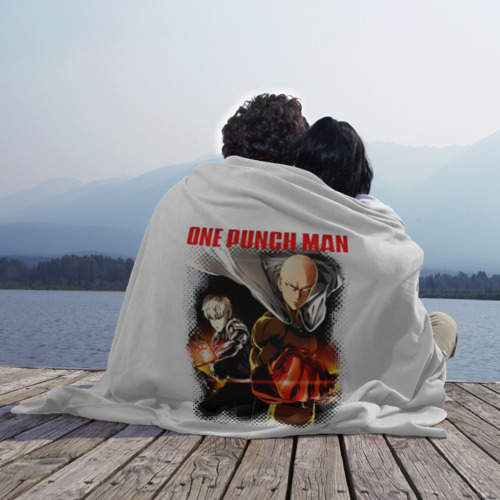 Плед 3D Сайтама и Генос One Punch-Man - фото 3