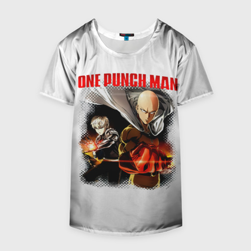 Накидка на куртку 3D Сайтама и Генос One Punch-Man, цвет 3D печать - фото 4