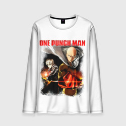 Мужской лонгслив 3D Сайтама и Генос One Punch-Man