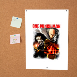 Постер Сайтама и Генос One Punch-Man - фото 2