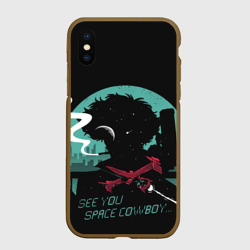 Чехол для iPhone XS Max матовый Ковбой Бибоп