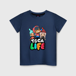 Toca Boca world игра Тока бока – Детская футболка хлопок с принтом купить со скидкой в -20%