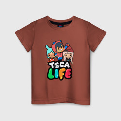 Детская футболка хлопок Toca Boca world игра Тока бока