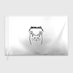 Флаг 3D Metallica Meowtallica