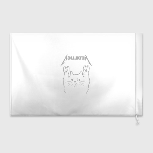 Флаг 3D Metallica Meowtallica - фото 2