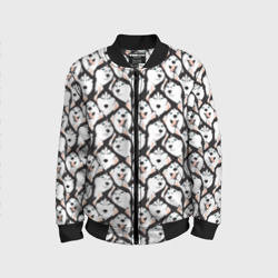 Детский бомбер 3D Сибирский Хаски Husky