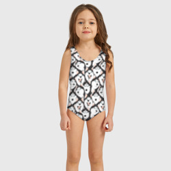 Детский купальник 3D Сибирский Хаски Husky