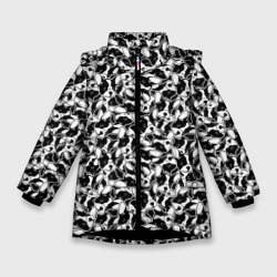 Зимняя куртка для девочек 3D Щенки Французского Бульдога