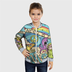 Детский бомбер 3D All you Need is The Beatles - фото 2