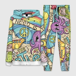 Женский костюм 3D All you Need is The Beatles