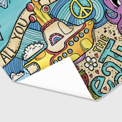 Бумага для упаковки 3D All you Need is The Beatles - фото 2