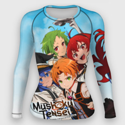 Женский рашгард 3D Реинкарнация безработного главные Герои