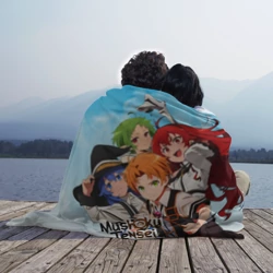 Плед 3D Реинкарнация безработного главные Герои - фото 2