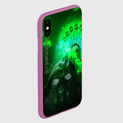 Чехол для iPhone XS Max матовый Chernobylite - Колесо обозрения - фото 2