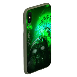 Чехол для iPhone XS Max матовый Chernobylite - Колесо обозрения - фото 2