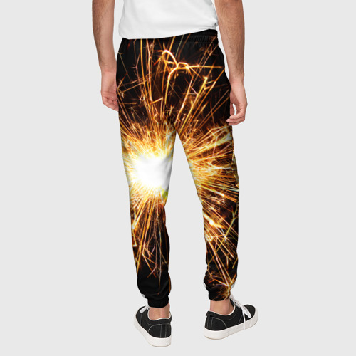 Мужские брюки 3D Фейерверк души, цвет 3D печать - фото 5