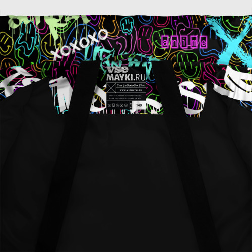 Зимняя куртка для мальчиков 3D Neon graffiti Smile - фото 7