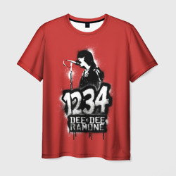 Мужская футболка 3D Dee Dee Ramone