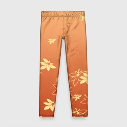 Детские леггинсы 3D Кадзуха: красный клен