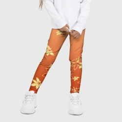 Детские леггинсы 3D Кадзуха: красный клен - фото 2