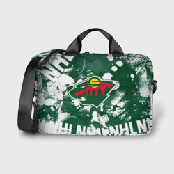 Сумка для ноутбука 3D Minnesota Wild, Миннесота Уайлд