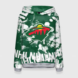 Женская толстовка 3D Minnesota Wild, Миннесота Уайлд