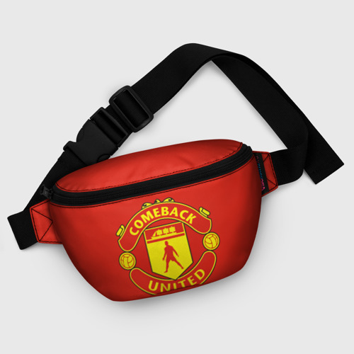 Поясная сумка 3D с принтом Камбек Юнайтед это Манчестер юнайтед, фото #5