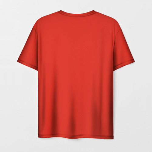 Мужская футболка 3D с принтом Камбек Юнайтед это Манчестер Юнайтед, вид сзади #1