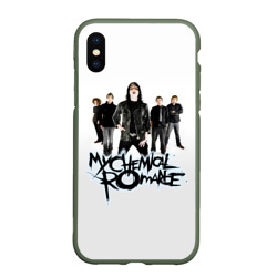 Чехол для iPhone XS Max матовый Участники группы My Chemical Romance