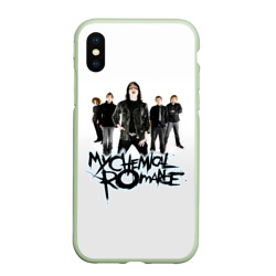Чехол для iPhone XS Max матовый Участники группы My Chemical Romance